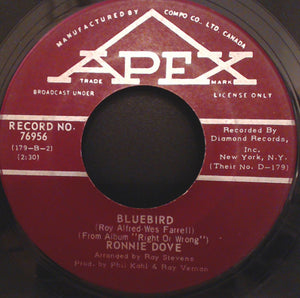 Ronnie Dove - One Kiss For Old Times' Sake / Bluebird - 1965