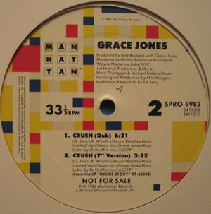 Grace Jones - Crush - 1986