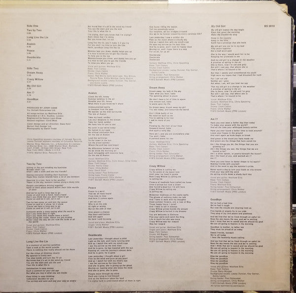 Matthew Ellis - Matthew Ellis - 1972