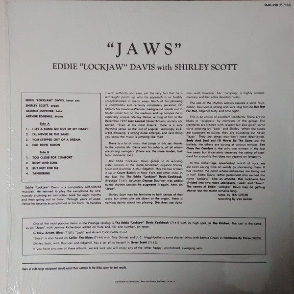 Eddie "Lockjaw" Davis & Shirley Scott - Jaws - 1986