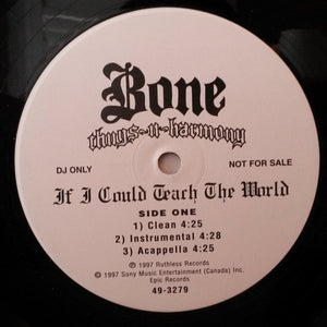 Bone Thugs-N-Harmony - If I Could Teach The World / Thug Luv - 1997