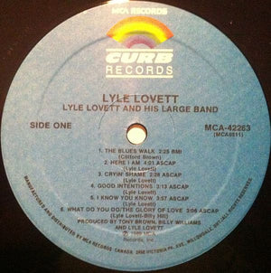 Lyle Lovett And His Large Band - Lyle Lovett And His Large Band - 1989