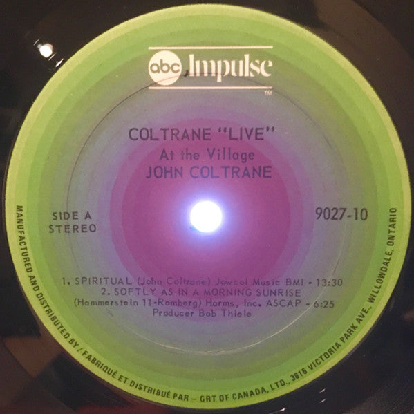 John Coltrane - "Live" At The Village Vanguard