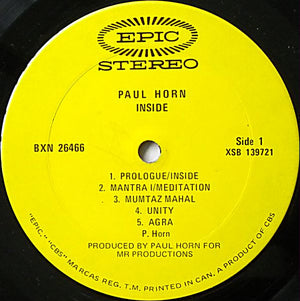 Paul Horn - Inside
