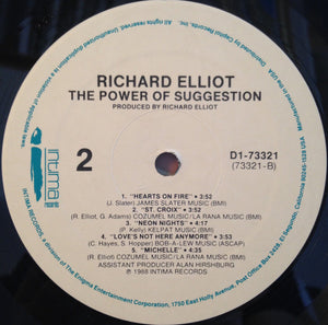 Richard Elliot - The Power Of Suggestion - 1988