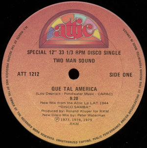 Two Man Sound - Que Tal America / Brazil O Brazil (Sarava Meu Amor) - 1979