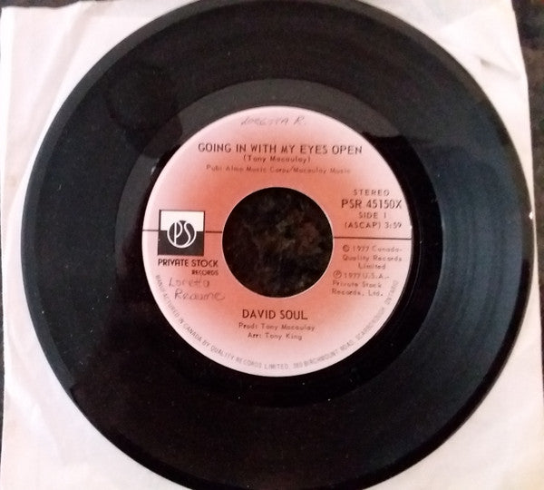 David Soul - Going In With My Eyes Open