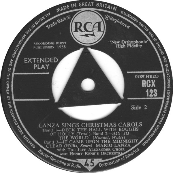 Mario Lanza - Merry Christmas - 1958