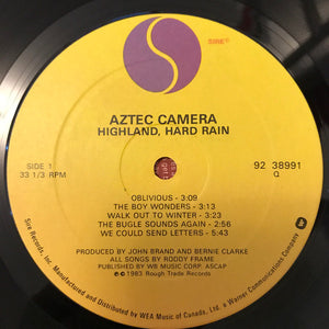 Aztec Camera - High Land, Hard Rain - 1983