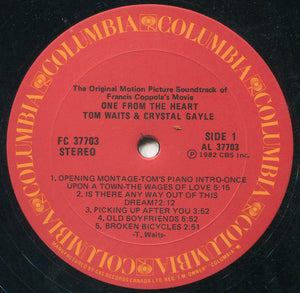 Tom Waits And Crystal Gayle - One From The Heart - The Original Motion Picture Soundtrack Of Francis Coppola's Movie - 1982