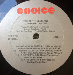 Toots Thielemans - Captured Alive