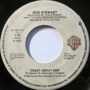 Rod Stewart - Crazy About Her - 1988