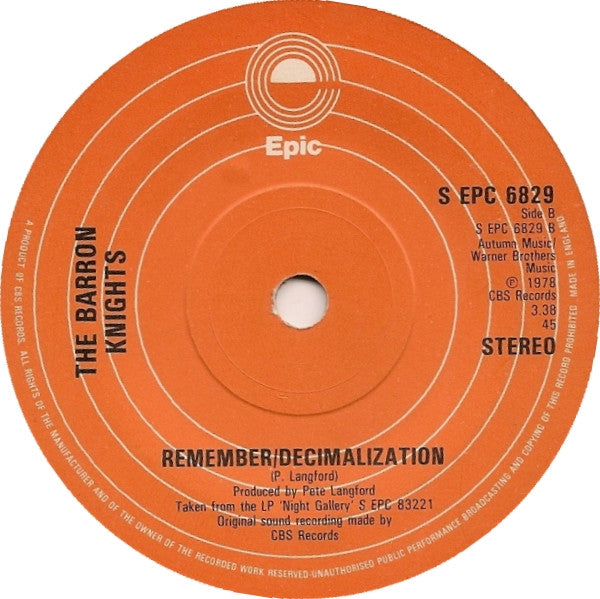 Barron Knights, The - A Taste Of Aggro - 1978