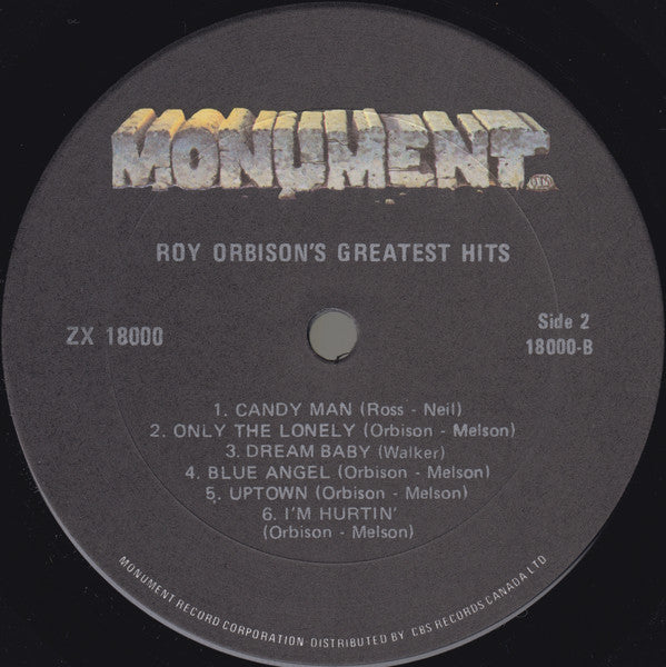 Roy Orbison - Roy Orbison's Greatest Hits