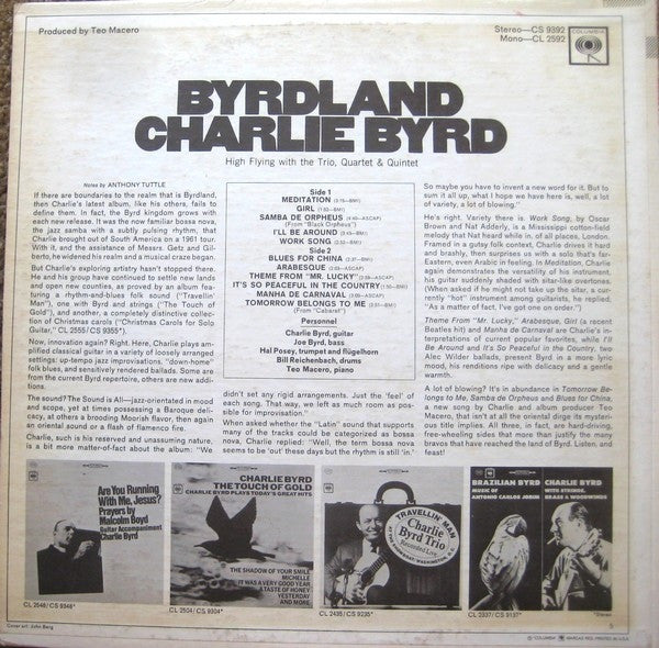 Charlie Byrd - Byrdland - 1966
