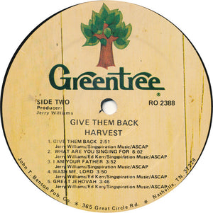 Harvest - Give Them Back - 1987