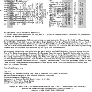 Various - Ring N' Ears WrestleMusicFest - The Compilation (CD) - 1999