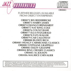 Dizzy Gillespie - Lady Be Good (CD) - 1989