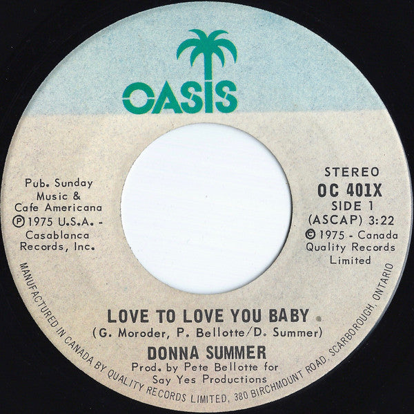 Donna Summer - Love To Love You Baby - 1975