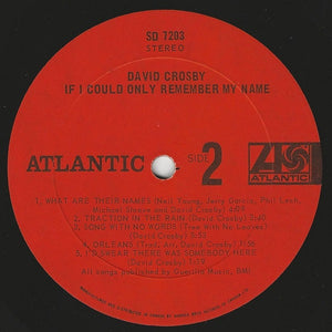 David Crosby - If I Could Only Remember My Name - 1971