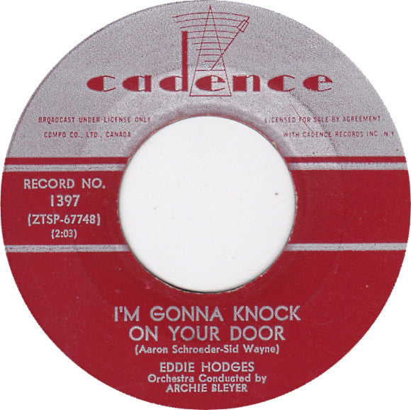 Eddie Hodges - I'm Gonna Knock On Your Door / Ain't Gonna Wash For A Week - 1961