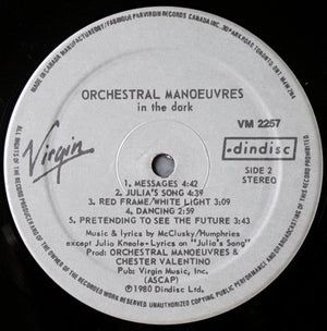 Orchestral Manoeuvres In The Dark - Orchestral Manoeuvres In The Dark -