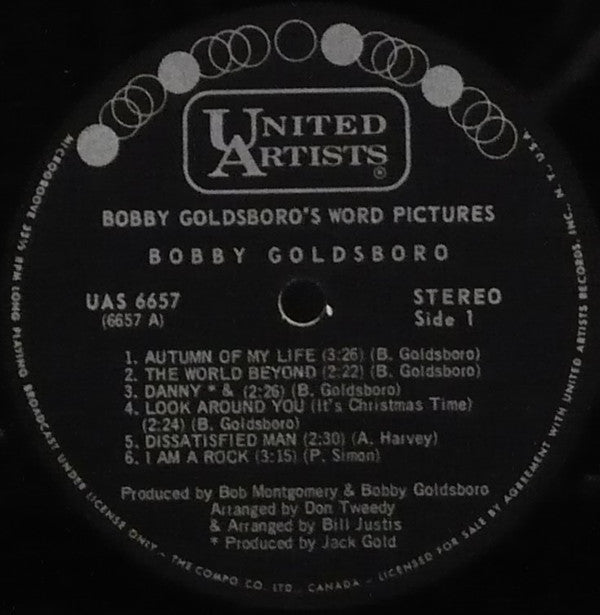 Bobby Goldsboro - Word Pictures
