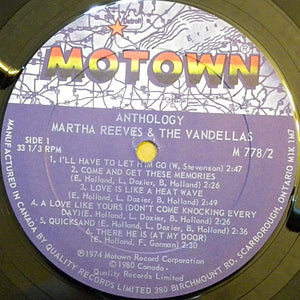Martha Reeves & The Vandellas - Anthology - 1980