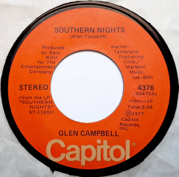 Glen Campbell - Southern Nights - 1977