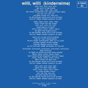 The Smurfs (2) - Willi, Willi