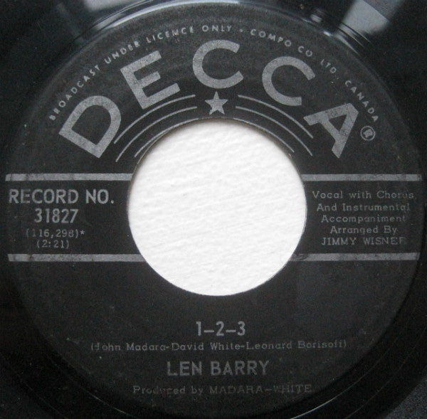 Len Barry - 1 - 2 - 3