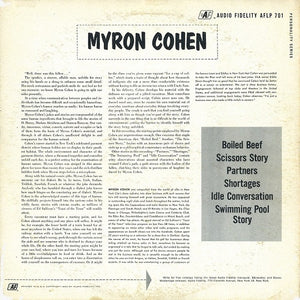 Myron Cohen - America's Funniest Storyteller