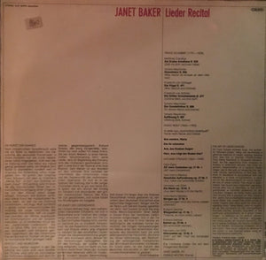 Janet Baker - Lieder Recital