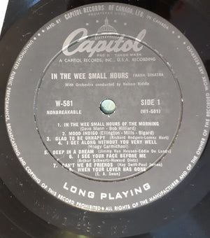 Frank Sinatra - In The Wee Small Hours - 1955