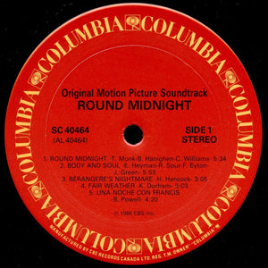 Herbie Hancock - Round Midnight - Original Motion Picture Soundtrack - 1986