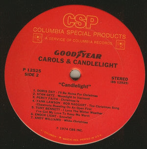 Various - Carols & Candlelight : Great Songs Of Christmas Vinyl Record