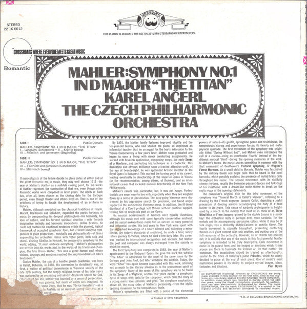 Gustav Mahler - Symphony No.1 In D Major "The Titan"