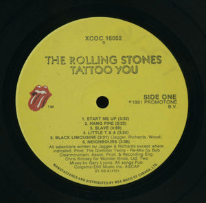 Rolling Stones, The - Tattoo You - 1981