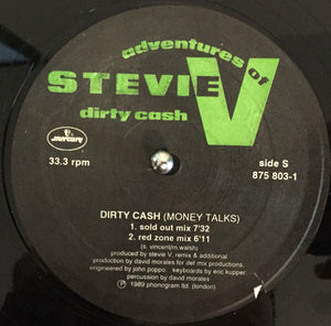 Adventures Of Stevie V. - Dirty Cash - 1990