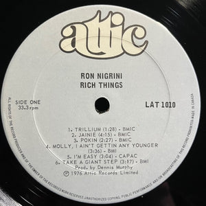 Ron Nigrini - Rich Things - 1976