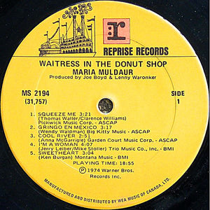 Maria Muldaur - Waitress In The Donut Shop - 1974