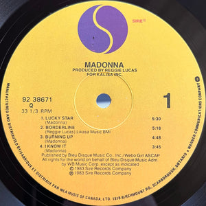 Madonna - Madonna - 1983