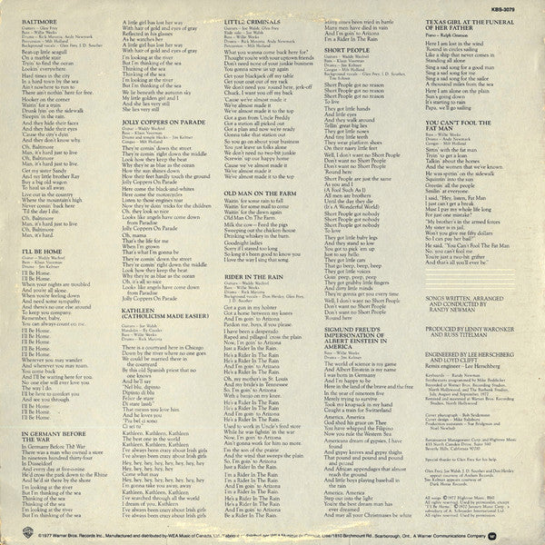 Randy Newman - Little Criminals