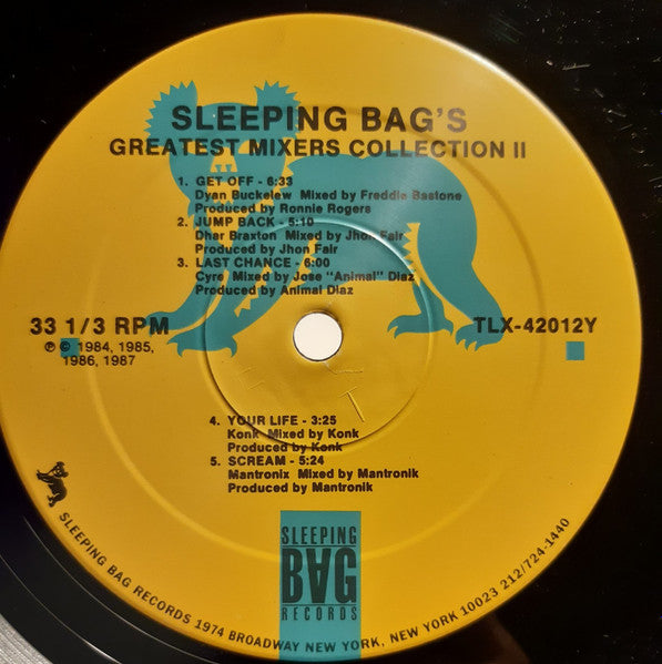 Various - Sleeping Bag's Greatest Mixers Collection II