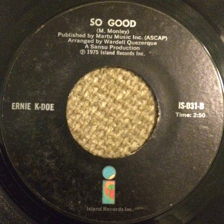 Ernie K-Doe - Let Me Love You / So Good