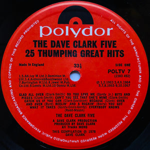Dave Clark Five, The - 25 Thumping Great Hits - 1978