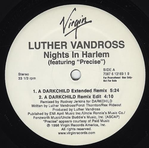 Luther Vandross Featuring PreC.I.S.E. MC, The - Nights In Harlem - 1998