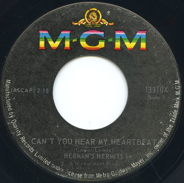 Herman's Hermits - Can't You Hear My Heartbeat Vinyl Record