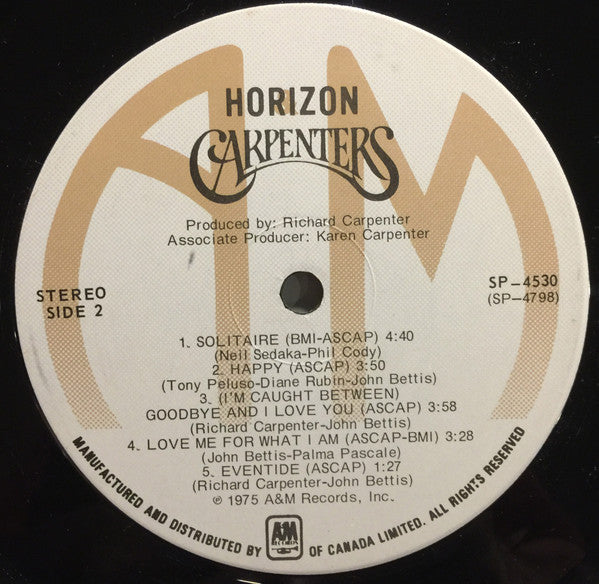 Carpenters - Horizon - 1975