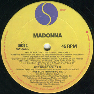 Madonna - True Blue - 1986